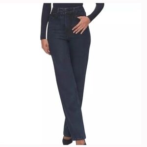 Good American Good Icon Indigo 544 Straight Leg Jeans Size 27